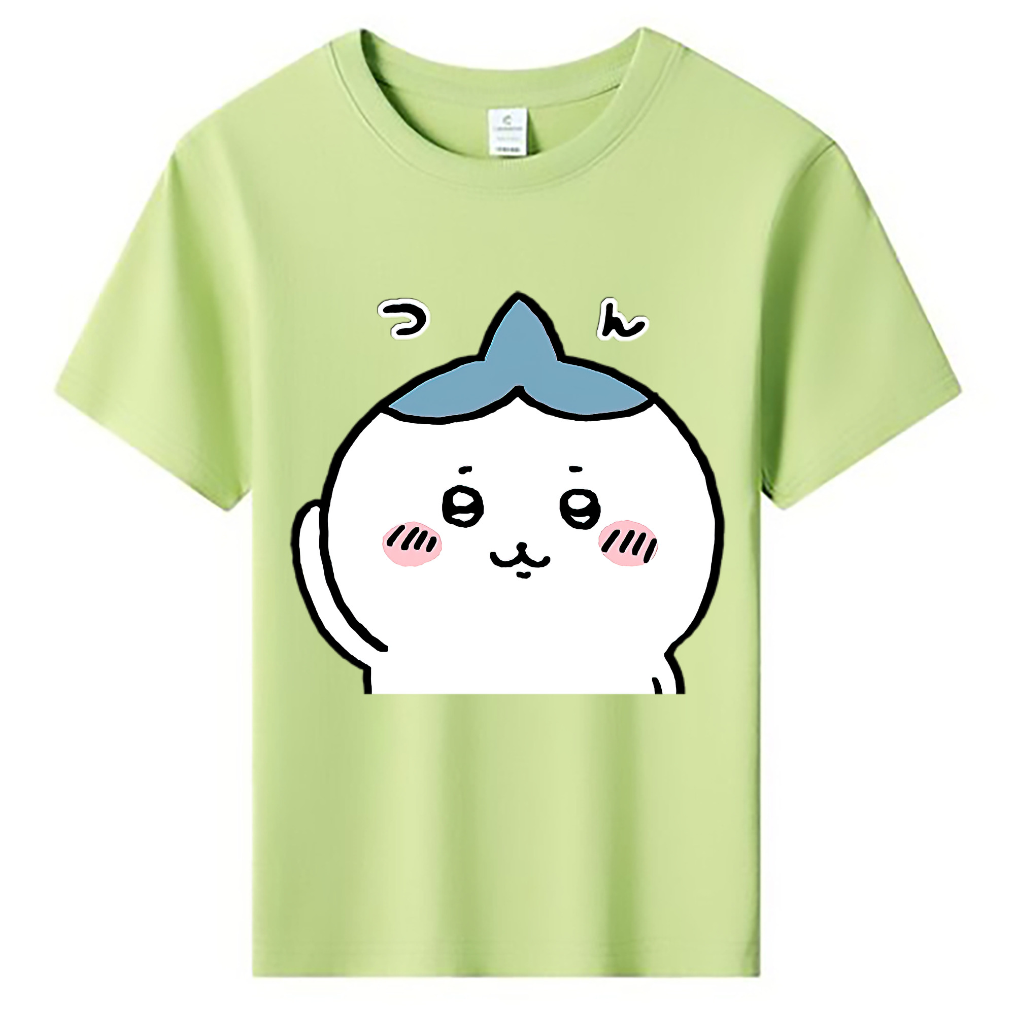 （画像用） ちいかわ ハチワレ Chii-kawa hachiware 綿100％キッズTシャツ（フロントプリント）